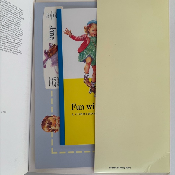 Growing Up With Dick and Jane American Dream Book with Sampler and Cut-out Dolls - Picture 12 of 12